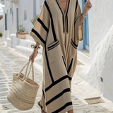 Bianca | Abito Maxi Riviera Mediterranea