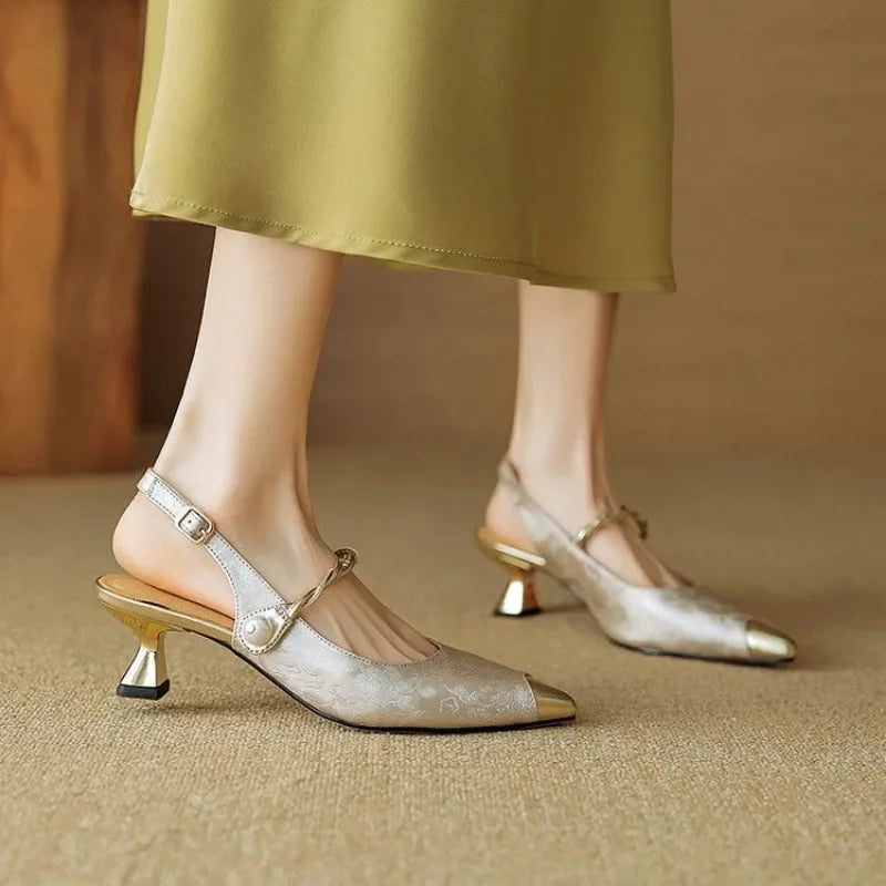 Eleganti Tacchi Alti in beige - Loredana di Amora Moda, foto 3