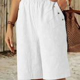 Céline | Shorts in cotone e lino