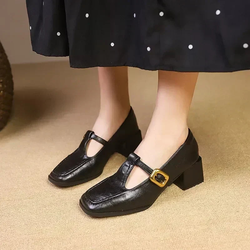 Scarpe da Donna senza Tempo con Tacco Medio in nero - Ida di Amora Moda, foto 2