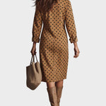 Abito Midi a Pois in Similpelle - Piera di Amora Moda, foto 2