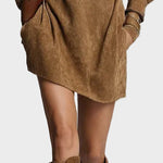 Abito Mini con Collo Alto - Mirella di Amora Moda, foto 3