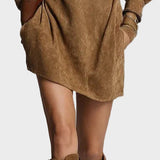 Abito Mini con Collo Alto - Mirella di Amora Moda, foto 3