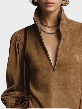 Abito Mini con Collo Alto - Mirella di Amora Moda, foto 2
