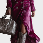 Abito Blazer Maxi in Velluto - Vera di Amora Moda, foto 3
