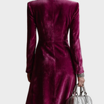 Abito Blazer Maxi in Velluto - Vera di Amora Moda, foto 4