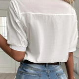 Laurine | Top casual ricamato elegante