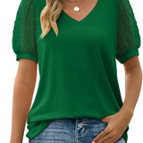 Élise | Top casual con scollatura a V