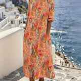 Emma | Abito Midi Vintage Floreale