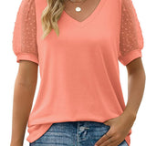 Élise | Top casual con scollatura a V