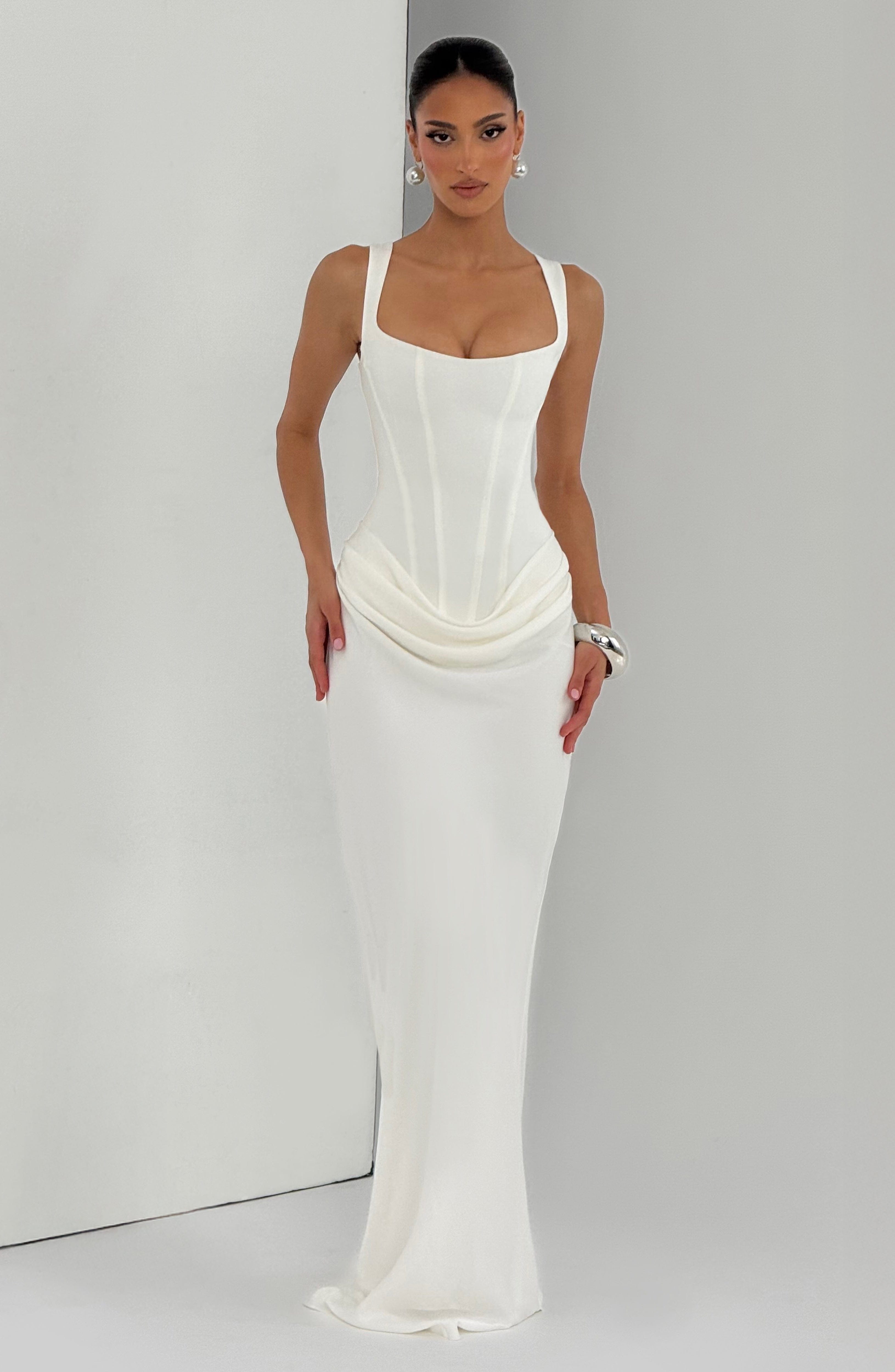 Maxi Abito Avorio - Emilia di Amora Moda, foto 9