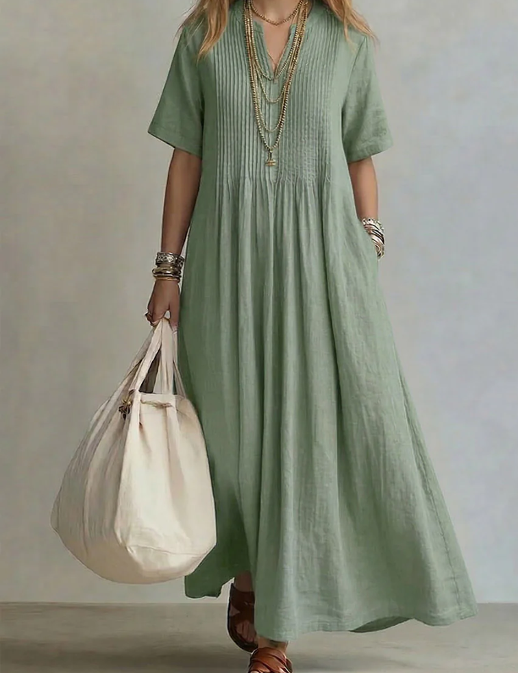 Noor | Abito Plissé Fluente ed Elegante