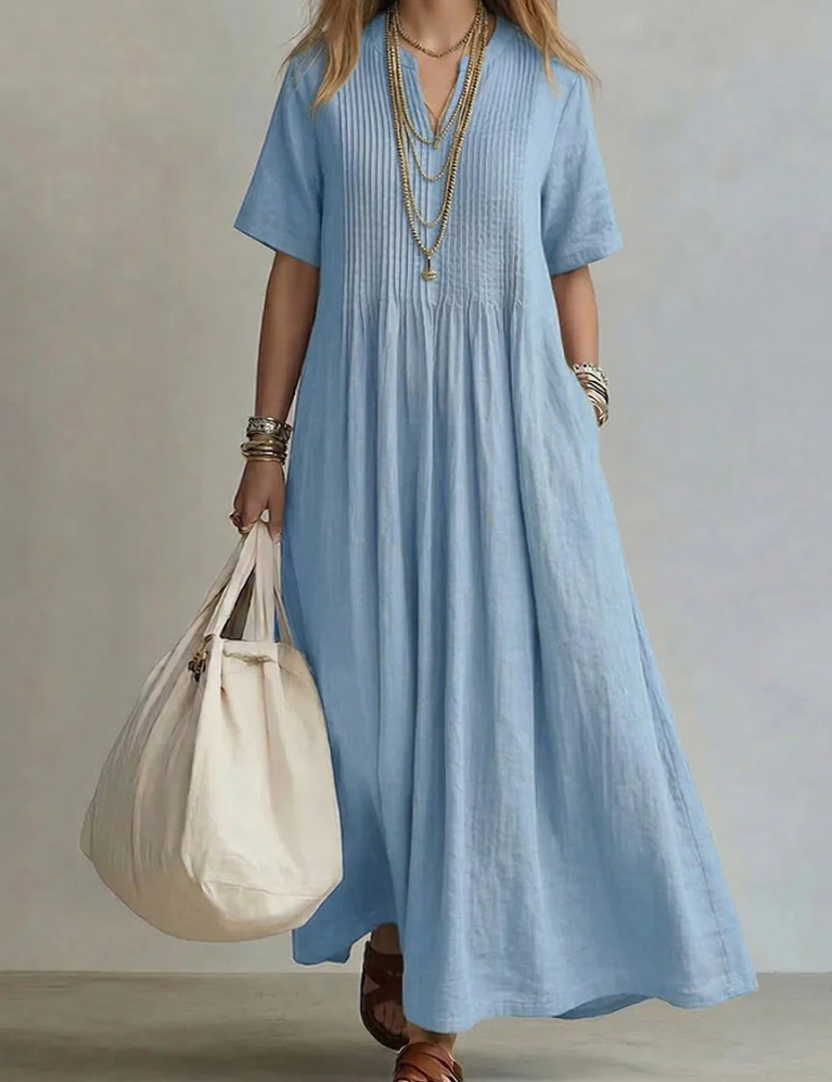 Noor | Abito Plissé Fluente ed Elegante