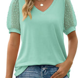 Élise | Top casual con scollatura a V