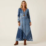Abito Midi in Denim Vintage - Adriana di Amora Moda