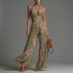 Salopette Floreale Plissettata - Manuela di Amora Moda