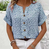Jelena | Top floreale estivo elegante