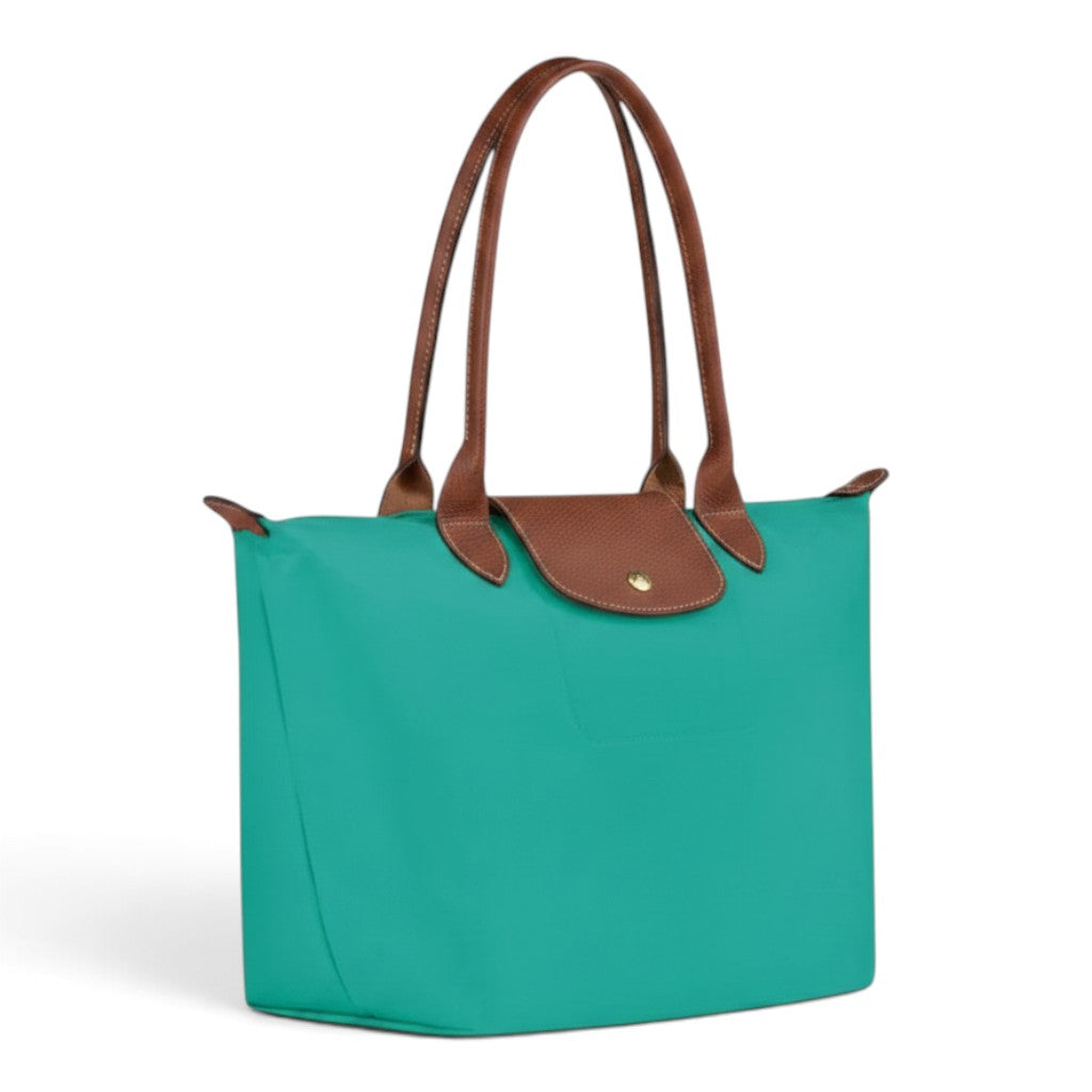 Borsa Shopper Pieghevole in Turchese - Antonella di Amora Moda, foto 2