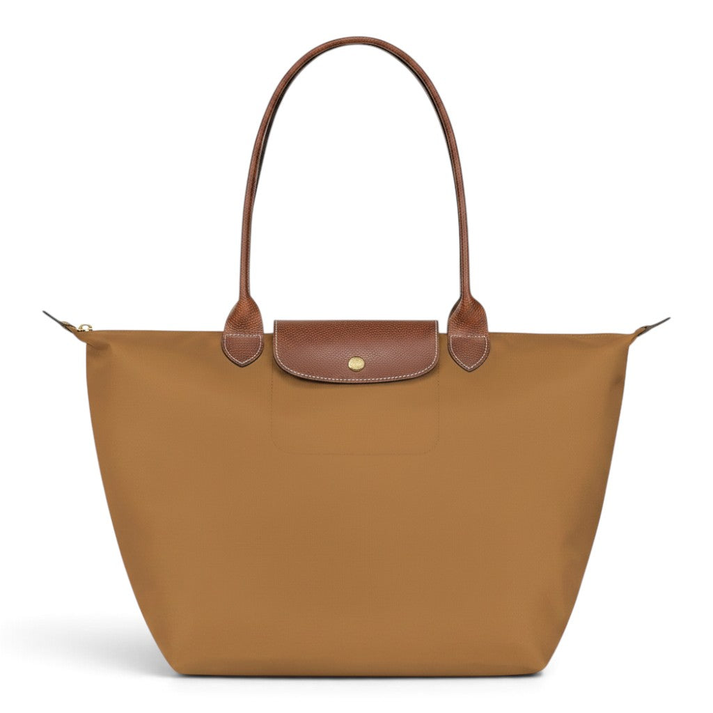 Borsa Shopper Pieghevole in Marrone Cognac - Gisella di Amora Moda