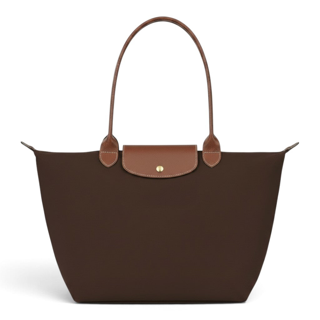 Borsa Shopper Pieghevole in Marrone Scuro - Brigida di Amora Moda