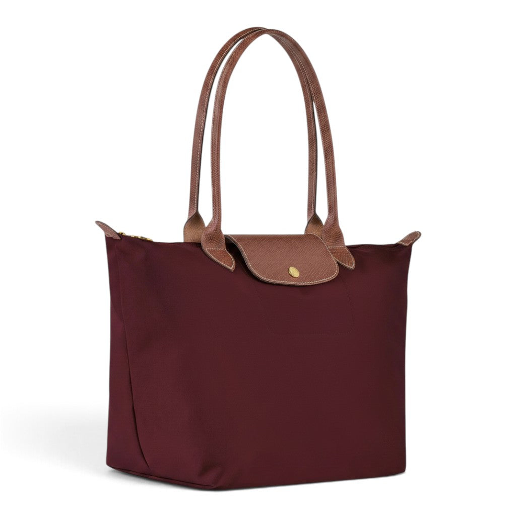 Borsa Shopper Pieghevole in Bordeaux - Carla di Amora Moda, foto 2