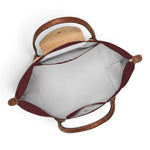 Borsa Shopper Pieghevole in Bordeaux - Carla di Amora Moda, foto 3