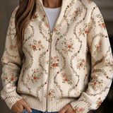 Cardigan con Delicate Trame Floreali - Eliana di Amora Moda