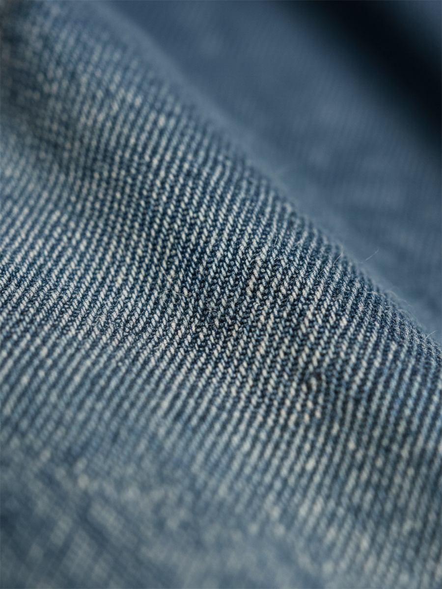 Abito Lungo in Denim Lavato in Morbido Cotone - Carla di Amora Moda, foto 4