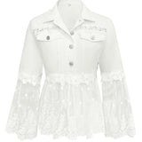 Giacca con Inserti in Pizzo - Marcella di Amora Moda, foto 4