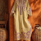 Serena | Abito Boho Ricamato