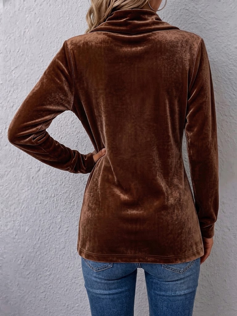 Giacca Aperta con Bottoni Vintage e Maniche Lunghe - Emilia di Amora Moda, foto 2