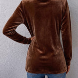 Giacca Aperta con Bottoni Vintage e Maniche Lunghe - Emilia di Amora Moda, foto 2