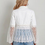 Giacca con Inserti in Pizzo - Marcella di Amora Moda, foto 2