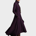 Abito Maxi Asimmetrico in Maglia con Collo Alto - Teresa di Amora Moda, foto 8