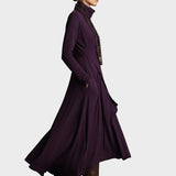 Abito Maxi Asimmetrico in Maglia con Collo Alto - Teresa di Amora Moda, foto 8